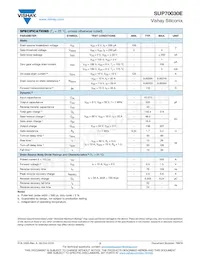 SUP70030E-GE3 Datasheet Page 2