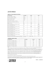 ZXTD1M832TA Datasheet Pagina 2