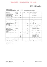 ZXTD4591AM832TA Datasheet Pagina 4