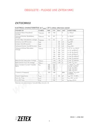 ZXTDCM832TA Datasheet Pagina 4