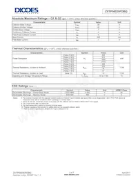 ZXTP56020FDBQ-7 Datasheet Pagina 2