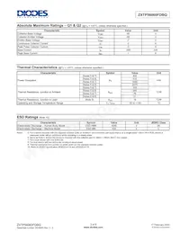 ZXTP56060FDBQ-7 Datasheet Pagina 2