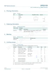2PD2150 Datasheet Page 3