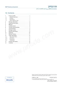 2PD2150 Datasheet Pagina 14