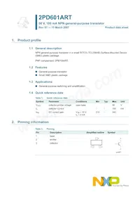 2PD601ART Datasheet Page 2