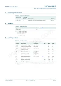 2PD601ART Datasheet Page 3