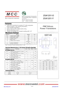 2SA1201-Y-TP Datasheet Cover