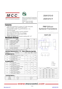 2SA1213-Y-TP Datasheet Cover