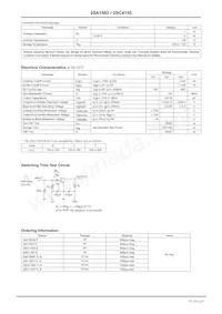 2SA1593S-TL-E Datasheet Page 2