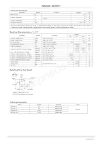 2SA2040-TL-E Datasheet Page 2