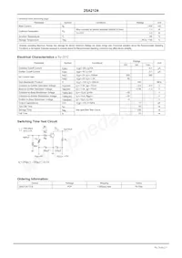 2SA2124-TD-E Datasheet Page 2