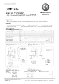 2SB1204S-TL-E Datasheet Cover
