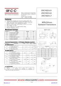 2SC1623-L6-TP Datasheet Copertura