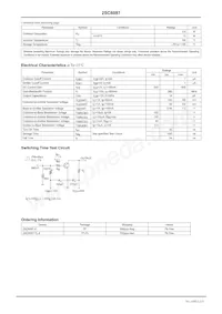 2SC6097-TL-E Datasheet Page 2