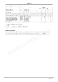 2SD1618S-TD-E Datasheet Page 2