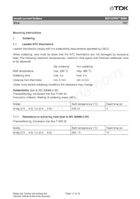 B57127P709M301 데이터 시트 페이지 12