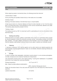 B57127P709M301 Datasheet Page 14