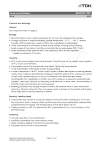 B57237S259M54 Datasheet Pagina 17