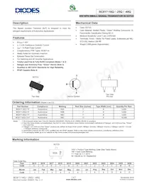 BC817-25Q-7-F Datasheet Cover