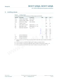 BC817-25QAZ Datasheet Page 3