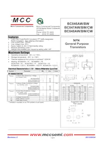 BC846BW-TP數據表 封面
