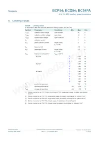 BCP54 Datasheet Page 4
