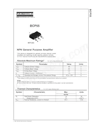BCP55 Datasheet Page 2