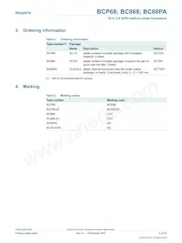 BCP68-25 Datasheet Page 3