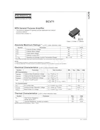 BCV71 Datasheet Page 2