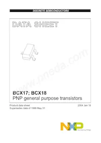 BCX18 Datasheet Page 2