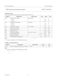 BCX18 Datasheet Page 4