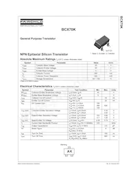 BCX70K Datasheet Pagina 2