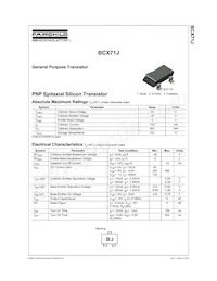 BCX71J_D87Z Datasheet Cover