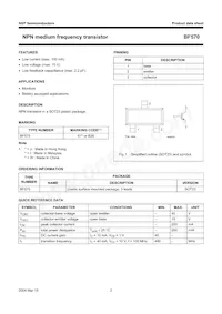 BF570 Datasheet Page 3
