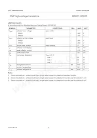 BF623 Datasheet Page 4