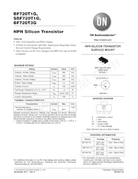 BF720T3G Datasheet Cover