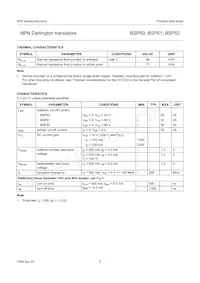 BSP50 Datasheet Page 3