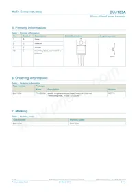 BUJ103A Datasheet Page 2