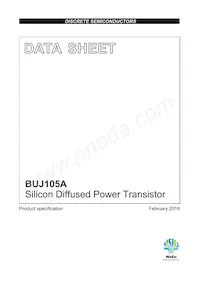 BUJ105A Datasheet Cover