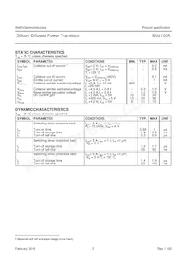 BUJ105A Datasheet Page 3