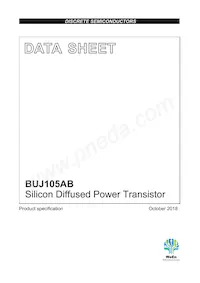 BUJ105AB Datasheet Cover