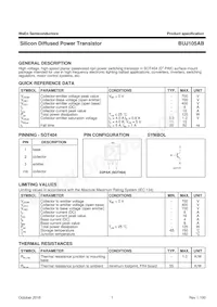 BUJ105AB Datasheet Page 2