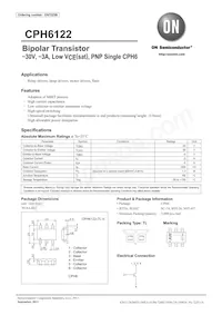 CPH6122-TL-E Datasheet Cover