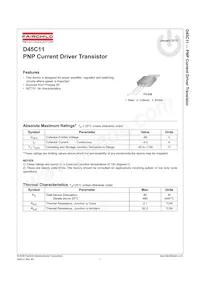 D45C11 Datasheet Page 2