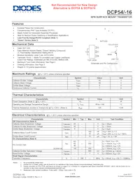 DCP54-16-13 Datasheet Cover
