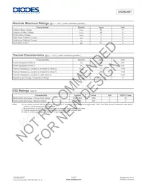 DSS4240T-7 Datasheet Page 2