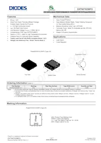 DXTN07025BFG-7 Datasheet Cover