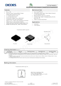 DXTN07060BFG-7 Datasheet Cover