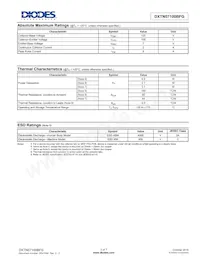 DXTN07100BFG-7 Datasheet Page 2