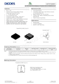 DXTP07025BFG-7 Datasheet Cover